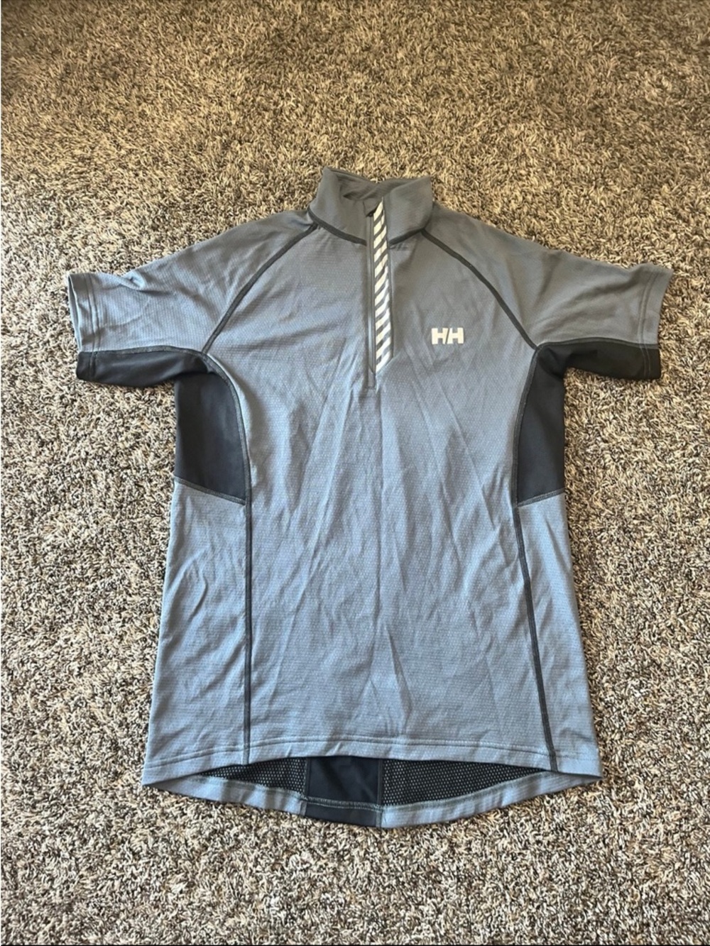 Helly Hansen HH Lifa Active Short Sleeve 1/2 Zip Base Layer Top Womens Medium